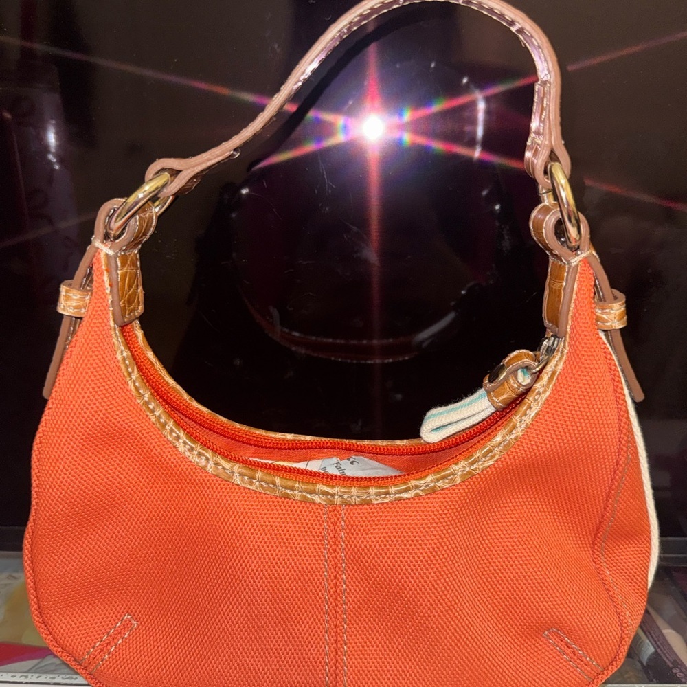 NWOT Orange Vintage Shoulder Bag